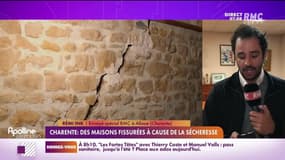 RMC chez vous : Des maisons fissurées à cause de la sècheresse en Charente - 30/09