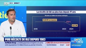 Pire récolte de blé depuis 1983