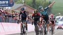 Jai Hindley remporte la 9e étape du Giro, au sprint.