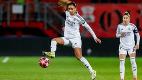 Maëlle Lakrar avec le Real Madrid le 20 novembre 2024