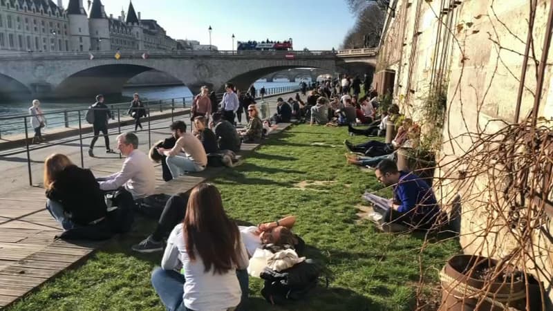 Les températures avoisinent les 20 degrés à Paris.