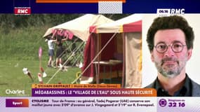 Mobilisation anti-bassines : "Le site du "village de l'eau" est complètement bouclé par la gendarmerie", décrit Sylvain Griffault, maire de Melle