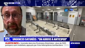 Urgences saturées: "Les soignants sont sous-payés et en sous-effectifs, donc ils n'ont plus envie de rester", affirme Thierry Amouroux (syndicat des infirmiers)