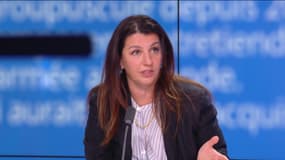 Élise Arfi, l'avocate de l'ex-petit ami de Shaïna, sur le plateau de BFMTV le 12 juin 2023