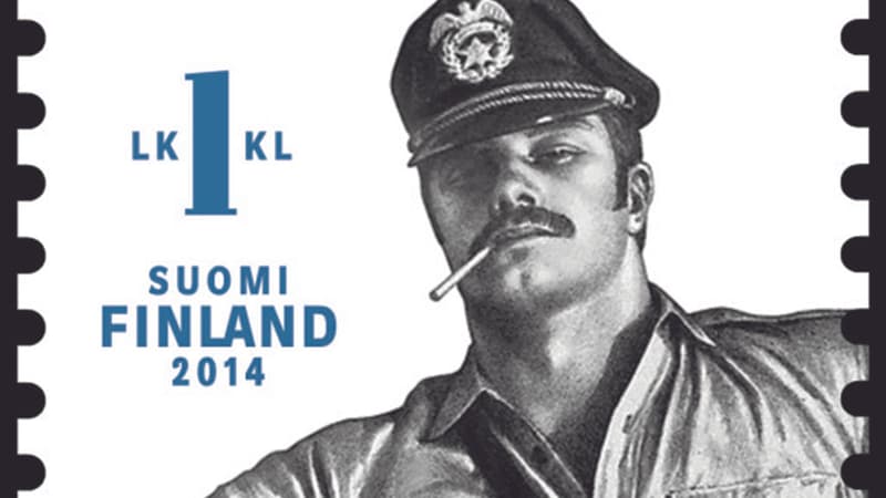 Les timbres Tom of Finland, d'après l'artiste spécialisé dans l'homoérotisme, ont un énorme succès. 