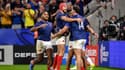 La joie des Bleus, vainqueurs de l'Italie à la Coupe du monde de rugby, le 6 octobre 2023.