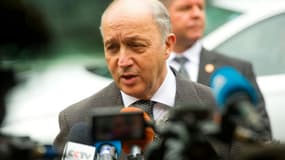 Le ministre des Affaires étrangères Laurent Fabius à Vienne le 27 juin 2015