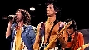Les Stones en concert en 1981.