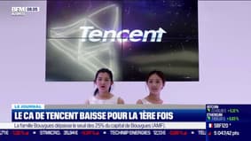 Le chiffre d’affaires de Tencent baisse pour la première fois