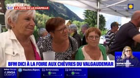 Les habitants du Champsaur et du Valgaudemar sont nombreux à venir chaque année à la foire aux chèvres