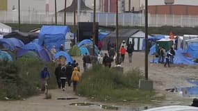 Dans la jungle de Calais. 