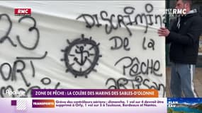 Zone de pêche: la colère des marins des Sables-d'Olonne