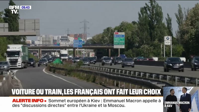 Trajets: les Français ont préféré la voiture au train
