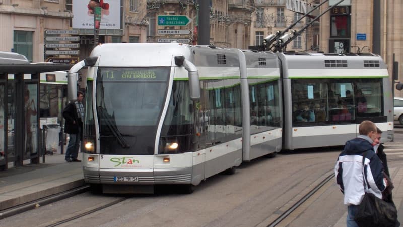 Un tramway à Nancy (Photo d'illustration).