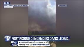 Incendie: 500 hectares brûlés près d'Aix-en-Provence (1/3)