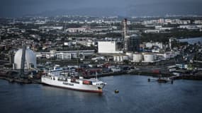 Le port commercial de Fort-de-France sur l'île française de la Martinique, dans les Caraïbes, le 15 juin 2022.