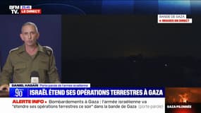 Daniel Hagari (porte-parole de l'armée israélienne): "L'armée de l'air frappe des installations terroristes de manière très significative" 