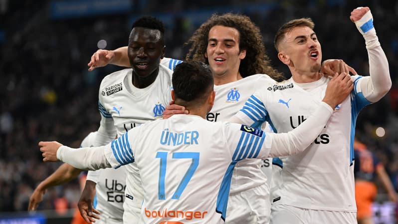 La joie marseillaise au Vélodrome, le 10 avril 2022
