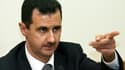 Photographie datée du 19 décembre 2006 du président Bachar al-Assad lors d'une conférence de presse à Moscou