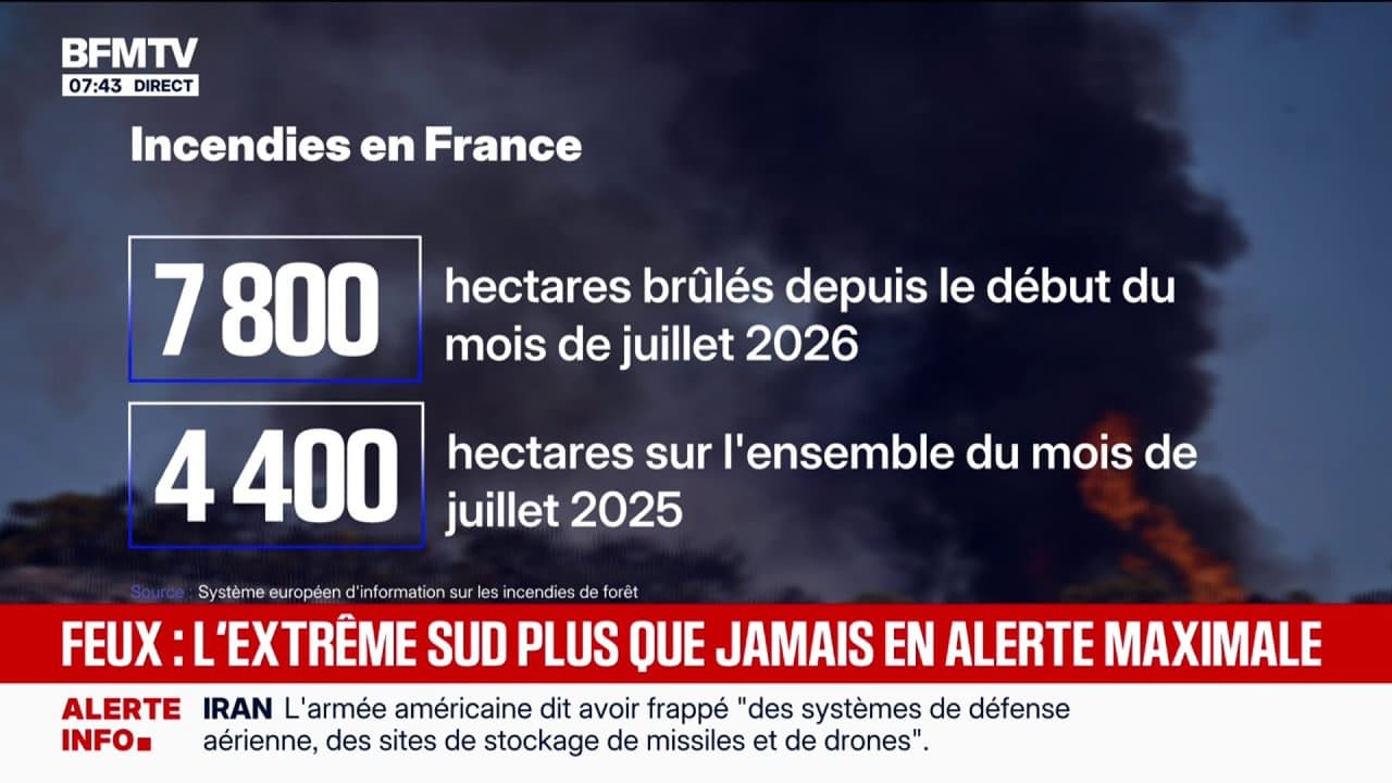 Fransa'da Yangınlar: Temmuz Başından Beri 7.800 Hektar Küle Döndü, 2025'te Tüm Ayda 4.400 Hektar Yanmıştı
