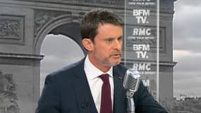 Manuel Valls mardi matin sur BFMTV et RMC.
