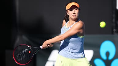 Peng Shuai lors de l'open d'Australie en 2018