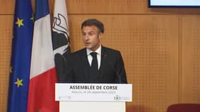 Pour Emmanuel Macron, "la Corse est enracinée dans la France et la République"