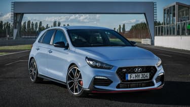 La i30N, premier modèle à porter la lettre de la nouvelle gamme sportive de Hyundai.