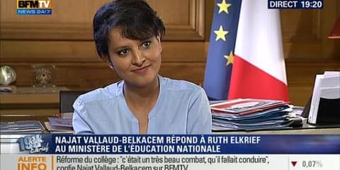 Najat Vallaud-Belkacem face à Ruth Elkrief (1/2)