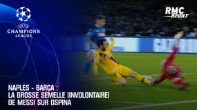 Naples - Barça : La grosse semelle (involontaire) de Messi sur Ospina