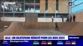 Lille: un skatepark rénové pour les JO 2024