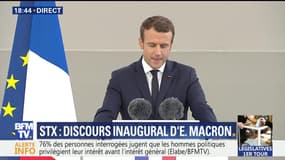 Le discours d'Emmanuel Macron à Saint-Nazaire - 31/05