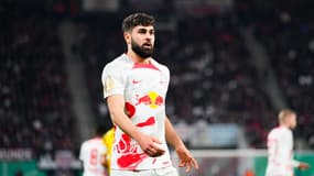 Josko Gvardiol avec Leipzig en Coupe d'Allemagne, avril 2023