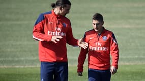 Zlatan Ibrahimovic et Marco Verratti
