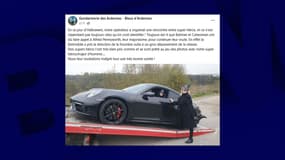 Le couple a été flashé à plus de 200km/h sur l'autoroute