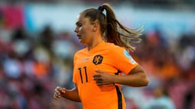 La footballeuse néerlandaise Lieke Martens à l'Euro, à Wigan le 13 juillet 2022