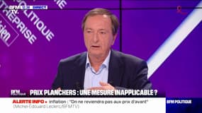 Prix planchers: "Tout le monde le critique, mais c'est quand même ce que tout le monde demande un peu dans l'agriculture" affirme Michel-Édouard Leclerc