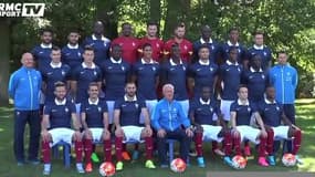 Les Bleus posent pour la photo officielle 2015-2016