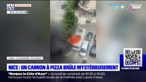Nice: un camion à pizza brûle mystérieusement, une cagnotte ouverte