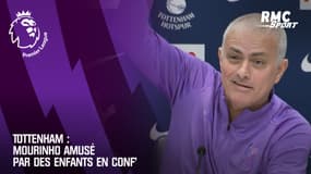 Tottenham : Mourinho amusé par des enfants en conf'