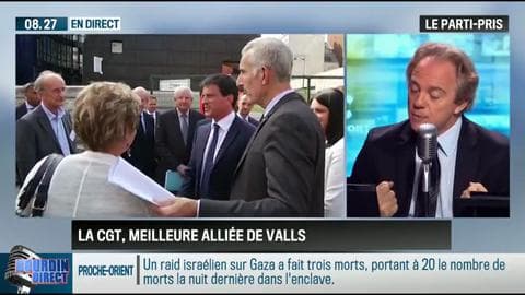 Le parti pris d'Hervé Gattegno : La CGT est la meilleure alliée de Manuel Valls – 10/07