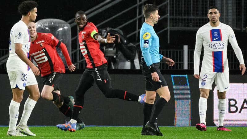 Rennes-PSG: les Rennais s’offrent un Paris sans génie et relancent la course au titre