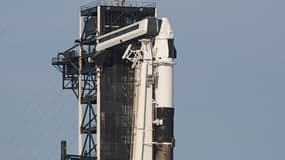 Le fusée Falcon 9 de SpaceX au Centre spatial Kennedy (Floride), le 17 janvier 2024.
