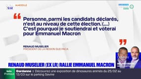 Présidentielle: l'ex-LR Renaud Muselier annonce son soutien à Emmanuel Macron