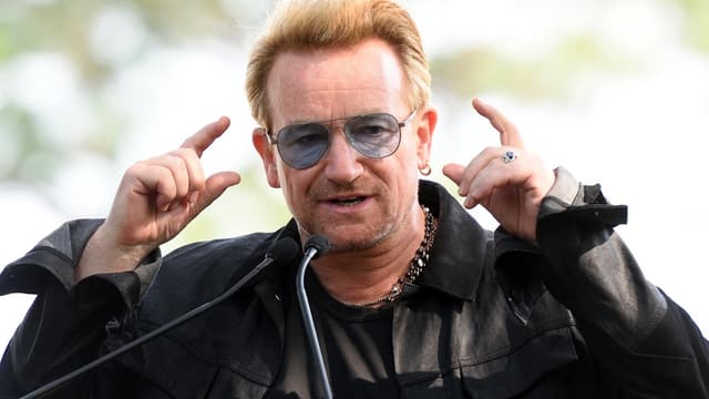 Bono, le chanteur du groupe U2, le 29 juillet 2015