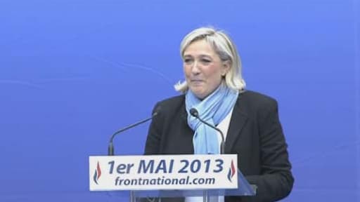 Marine Le Pen s'est posée en "lumière de l'espérance" lors de son discours du 1er mai.