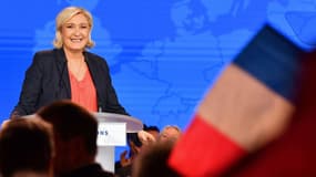 Marine Le Pen le 1er mai 2018 à Nice.
