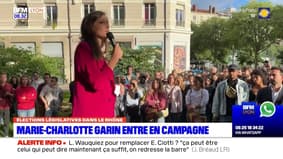 Législatives: Marie-Charlotte Garin lance sa campagne dans le Rhône