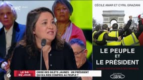 #GiletsJaunes - "Le Président, même quand il va discuter avec le peuple, ne comprend pas. Ce dialogue de sourds va durer des semaines et des semaines !" Cécile Amar, journaliste à l'Obs #GGRMC 