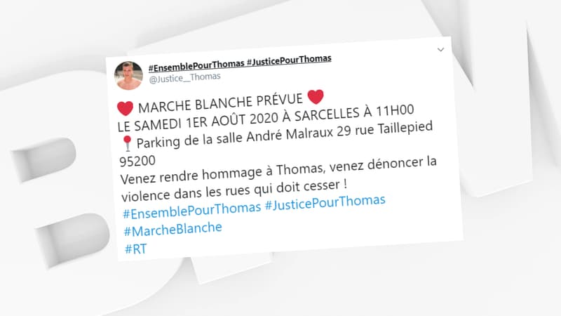 Une marche blanche est organisée pour Thomas le 1er août.